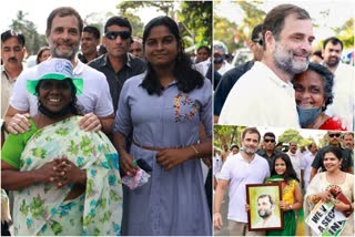 Bharat Jodo Yatra  Rahul Gandhi  Hundreds of people gathered to meet Rahul Gandhi  ഭാരത് ജോഡോ യാത്ര  രാഹുല്‍ ഗാന്ധി  ആലപ്പുഴ