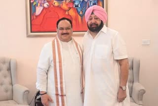 Amarinder Singh meets Nadda