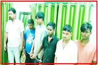 Six people were seized with marijuana from a train in HOJAI