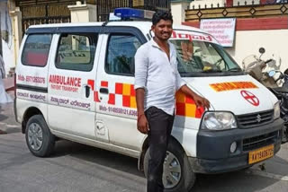 Patient successfully ferried 2700 km by ambulance from Karnataka to Uttar Pradesh