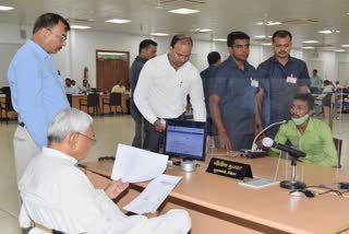 CM Nitish Kumar in Janata Darbar