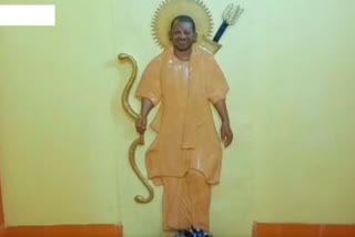 Man from Ayodhya builds temple for UP CM Yogi Adityanath with life-size idol