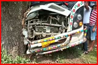 Bus accident at Boko 17 passengers injured