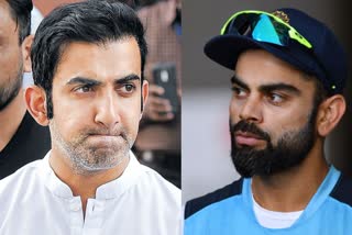 gautam gambhir virat kohli