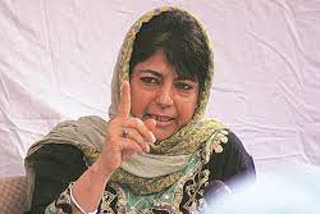 BJP now enforcing its agenda through Kashmir schools Forcing students to chant Hindu hymns says Mehbooba Mufti