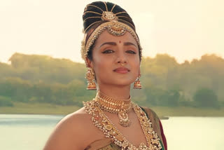 Ponniyin Selvan trailer,Ponniyin Selvan trailer and audio launch,trisha krishnan upcoming movies,trisha krishnan latest photos,ponniyin selvan release date,ಪೊನ್ನಿಯನ್ ಸೆಲ್ವನ್ ಚಿತ್ರ,ಪೊನ್ನಿಯನ್ ಸೆಲ್ವನ್ ಚಿತ್ರದ ಟ್ರೈಲರ್​,ಪೊನ್ನಿಯನ್ ಸೆಲ್ವನ್ ಚಿತ್ರದ ನಟರು,ತ್ರಿಷಾ ಫೋಟೋಗಳು