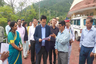 Deepak Rawat inspected DM Office in Bageshwar