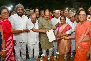 All India Veerashaiva Mahasabha delegation visited CM  residence