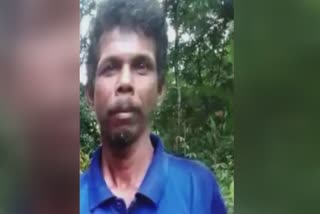 Pathanamthitta sunil death  died after fell into river  areca nut  പുഴയില്‍ വീണു മരിച്ചു  റാന്നി  പെരുനാട് മടത്തുംമൂഴി