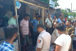 several injured due to Carbide Tank Blast in a Dhupguri Shop