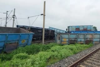 Goods Train Derailed