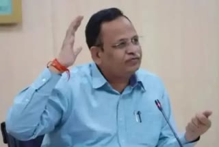 Delhi government minister Satyendra Jain