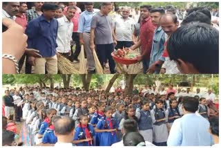 Collector reached Mandsaur under swachhta campaign