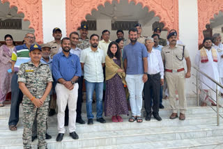 Cricketer Pujara in Chitrakoot