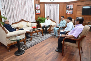 Governor ramesh bais meeting ranchi on jharkhand Central University land matter