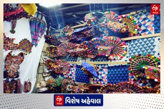 લૉ ગાર્ડન પાસે ખરીદી માટે ગરબા પ્રેમીઓની ભારે ભીડ, કચ્છી ભરતકામ બન્યું સૌથી મોટું આકર્ષણ