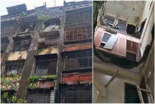 Residential building slab collapses in Ulhasnagar  അഞ്ച് നില കെട്ടിടത്തിന്‍റെ സ്ലാബ് തകർന്നു  കെട്ടിടത്തിന്‍റെ സ്ലാബ് തകർന്ന് നാല് മരണം  മഹാരാഷ്‌ട്ര മാനസ് ടവർ  ദേശീയ വാർത്തകൾ  മഹാരാഷ്‌ട്ര അപകടം  മലയാളം വാർത്തകൾ  malayalam news  national news  building ACCIDENT IN MAHARASHTRA  slab crash in Ulhasnagar  Manas Tower