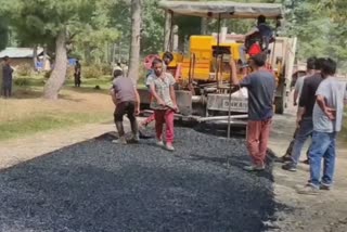 Macadamisation of Link Road in Shopian