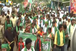 Amaravati Farmers Maha Padayatra