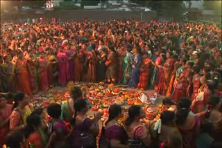Bathukamma Celebrations in Telangana 2022