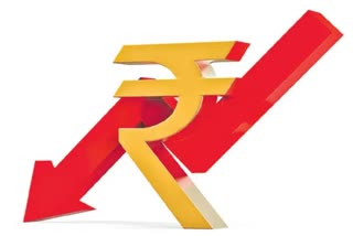 rupee falls to record low