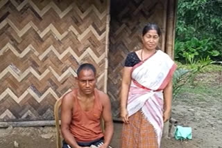 Man suffering from unknown disease in Jonai