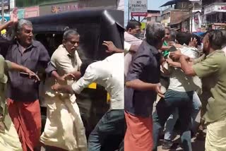 kannur Attempt close shops sdpi members arrest  kannur Attempt to close shops by threats  sdpi members arrested  കേന്ദ്ര അന്വേഷണ ഏജന്‍സികളുടെ റെയ്‌ഡ്  ഭീഷണിപ്പെടുത്തി കടകള്‍ അടപ്പിക്കാന്‍ ശ്രമം  കണ്ണൂര്‍ ഇന്നത്തെ വാര്‍ത്ത  kannur todays news