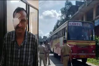 pta harthal  pathanamthitta KSRTC buses attack  കെഎസ്‌ആര്‍ടിസി ബസുകൾക്ക് നേരെ വ്യാപക അക്രമം  പ്രതിഷേധ പ്രകടനം  പോപ്പുലർ ഫ്രണ്ട്  ഹർത്താൽ  ബസിന് നേരെ ഹര്‍ത്താലനുകൂലികള്‍ കല്ലെറിഞ്ഞു  കല്ലേറ്  കേരള വാർത്തകൾ  മലയാളം വാർത്തകൾ  malayalam latest news  kerala latest news  strike supporters pelted stones at the bus  strike at kerala  popular friend strike  Widespread violence against pathanamthitta KSRTC  പത്തനംതിട്ട