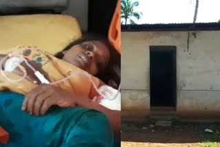 drunk man attacked wife  drunk man attacked wife Thiruvananthapuram  Thiruvananthapuram Varkala  തിരുവനന്തപുരം വര്‍ക്കല  മദ്യലഹരിയില്‍ ഭര്‍ത്താവ് ഭാര്യയെ വെട്ടി  തിരുവനന്തപുരം ഇന്നത്തെ വാര്‍ത്ത  Thiruvananthapuram todays news  തോളിന് പരിക്കേറ്റ യുവതി ചികിത്സയിലാണ്  ഭിന്നശേഷിക്കാരിയെ വാളുകൊണ്ട് വെട്ടി ഭര്‍ത്താവ്