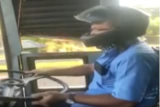 driver wear helmet