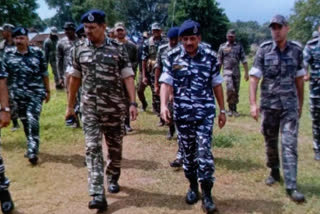 CRPF DG Kuldeep Singh reached Budha Pahar