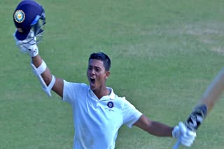 Duleep Trophy  Yashasvi Jaiswal  Yashasvi Jaiswal double century  यशस्वी जायसवाल  यशस्वी जायसवाल का नाबाद दोहरा शतक  दलीप ट्रॉफी