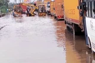 Road jam in Rewari