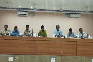 preparation meeting by collector for durga puja in puri