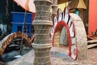 Kasba R K Chatterjee Road Adhibasi Brinda Durga puja 2022 theme