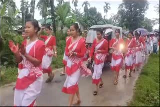 Jonai Girls College Foundation Day Celebrated in Jonai