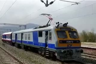 electric train in Jammu and Kashmir