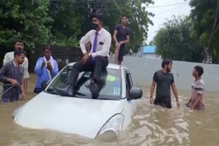 water logging problem in gurugram