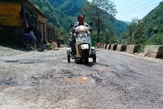 Dilapidated Road cause Problem