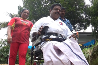 Idukki MA Jose karate training without legs  പ്രചോദനമാണ് ഈ കരാട്ടെ മാഷ്‌  inspiring karate trainer ma jose idukki  karate trainer ma jose idukki  പഞ്ചഗുസ്‌തി പരിശീലനം  ജോസിന്‍റെ ജീവിതം  karate training without legs inspiring life