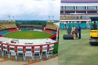 Greenfield stadium  ഗ്രീന്‍ഫീല്‍ഡ് സ്‌പോര്‍ട്‌സ് ഹബ്ബ്  Greenfield Sports Hub  Greenfield stadium karyavattom  BCCI inspected pitches in Greenfield stadium  ഗ്രീന്‍ഫീല്‍ഡ് സ്റ്റേഡിയം  IND VS SA T20  ബിസിസിഐ  BCCI  BCCI Curator inspected greenfield stadium  india vs south africa t20 series  ind vs sa  ഇന്ത്യ ദക്ഷിണാഫ്രിക്ക ടി20 പരമ്പര  indian cricket news  cricket news  indian cricket team  ഇന്ത്യ  ദക്ഷിണാഫ്രിക്ക  india  south africa