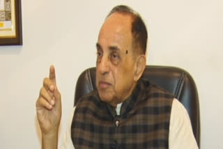 Subramanian Swamy exclusive interview with ETV Bharat