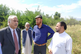 MP Hasnain Masoodi Visits Tral