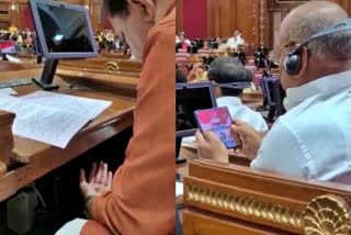 Caught on cam: BJP MLAs playing 'Teen Patti, mixing tobacco' in UP Assembly