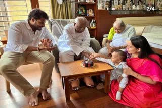 HD Deve Gowda participated in his grandson Avyan birthday