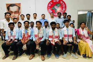 AASU candidate wins  Students Union Election in Sonari Commerce College