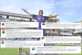 Indian Cricket Fraternity Send Best Wishes to Jhulan Goswami for Retirement