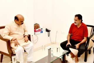 Mohan Das Pai met CM bommayi