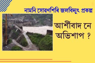 Landslide at Subansiri hydroelectric project site
