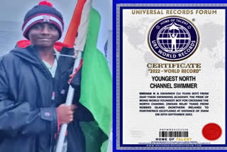 Boy From Theni In Tamil Nadu Made Record By Crossing 35 KM Northern Channel Ireland